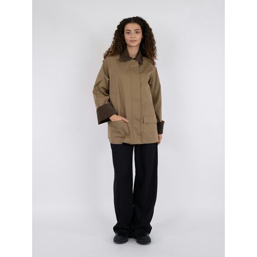 Neo Noir Anastacia Cord Jakke, Khaki, 40