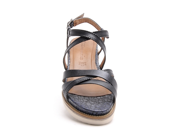 Tamaris nu pieds plats femme 28207 28 bleu