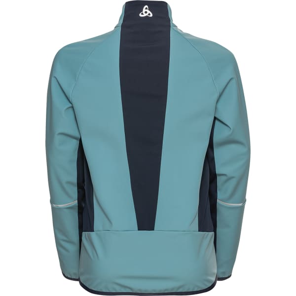 Veste ski de fond ODLO ENGVIK JACKET JR REEF WATERS - DARK SAPPHIRE