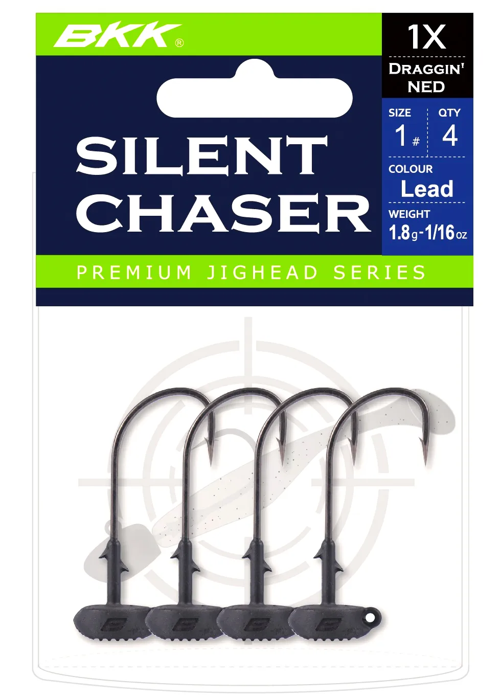 BKK Bkk Silent Chaser-Draggin' Ned Lead 4pk