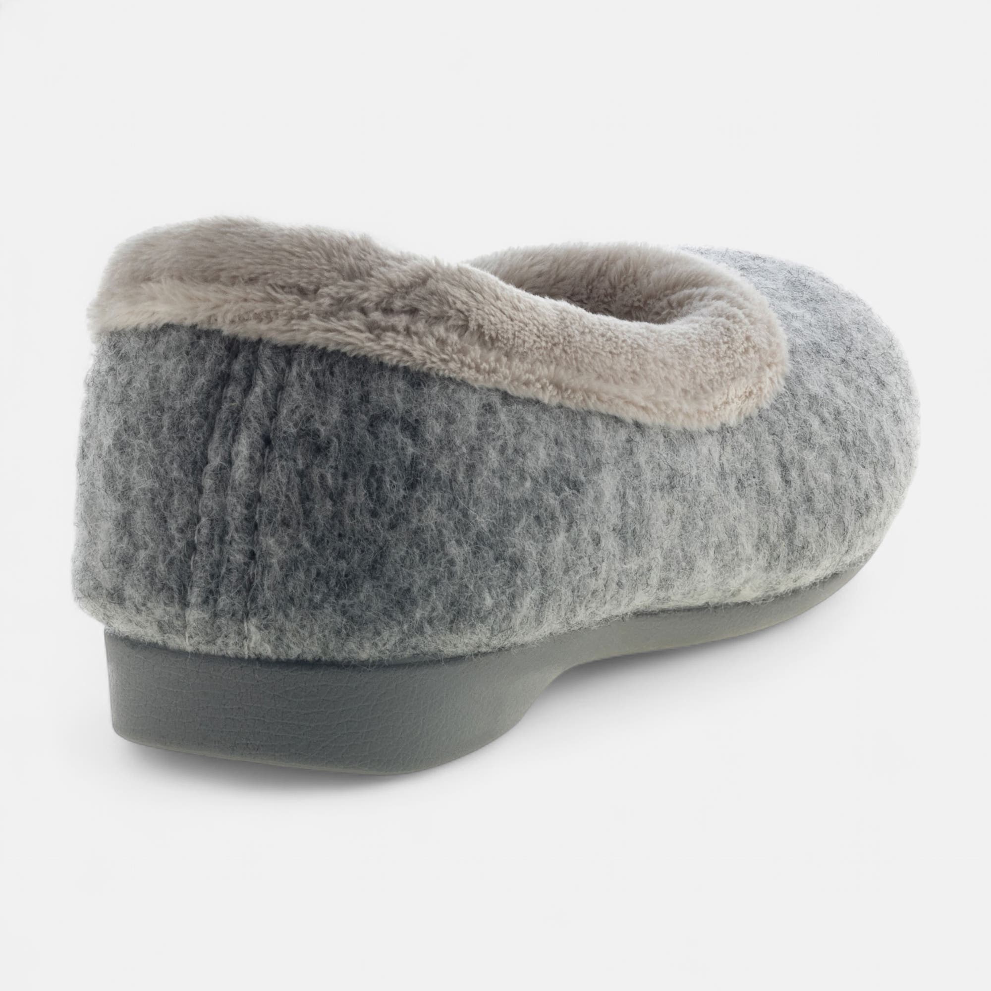 Chaussons ballerines Femme gris