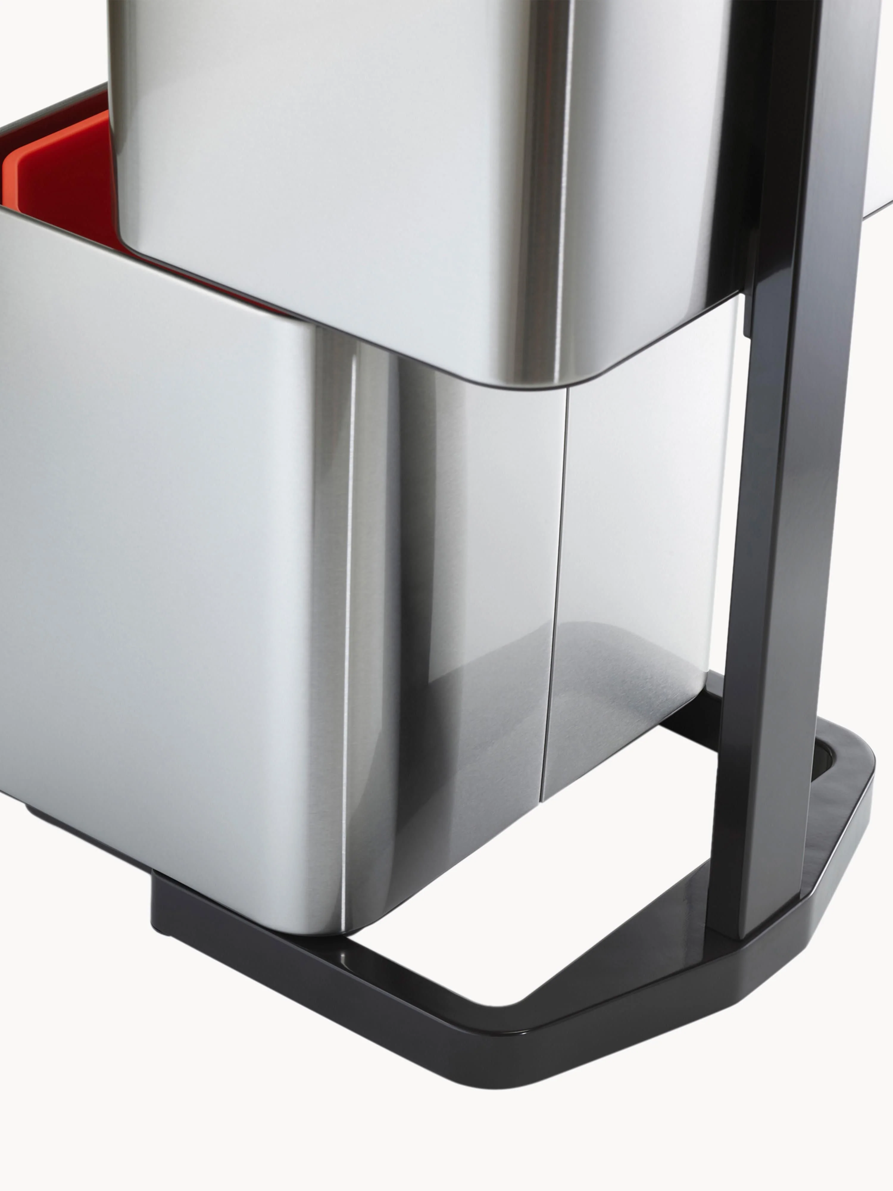 Afvalbak Totem met aparte recycling unit, 2 x 30 L