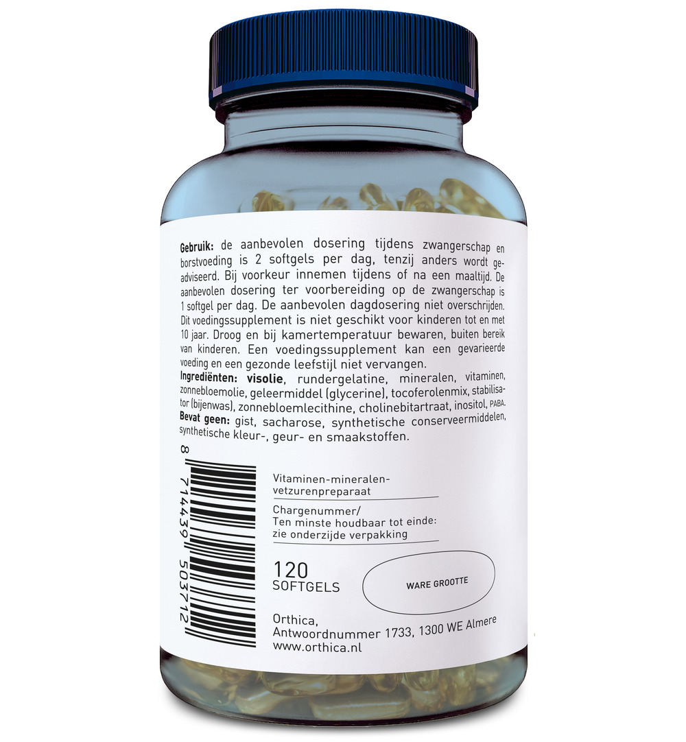 Orthica Multi Prena Fem (120 softgels)