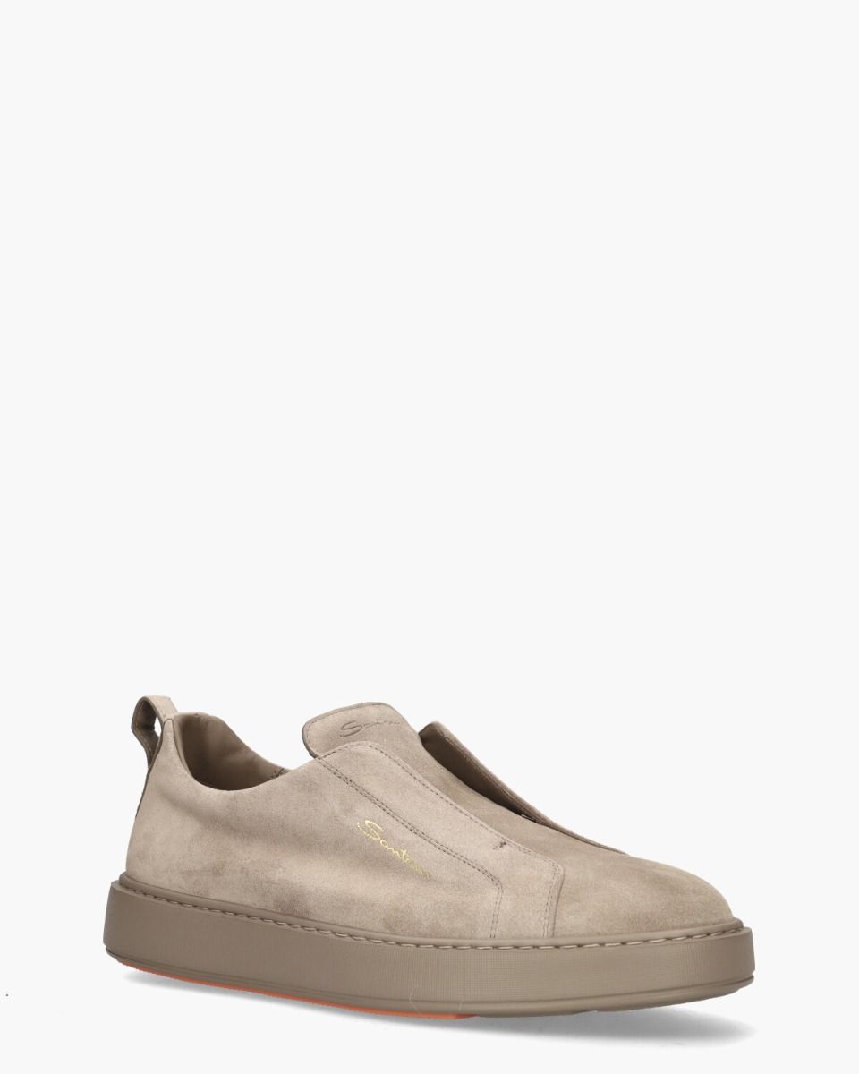 Santoni 21959 Taupe Herensneakers