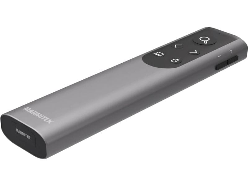 Marmitek Presenter WPR 400 Clicker mit digitalem Zeiger, Zoom und Air-Mouse-Funktion