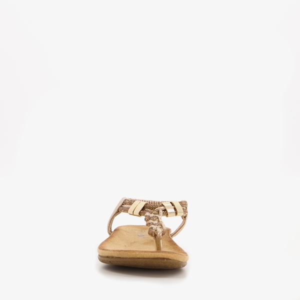Blue Box meisjes sandalen goud met bandjes
