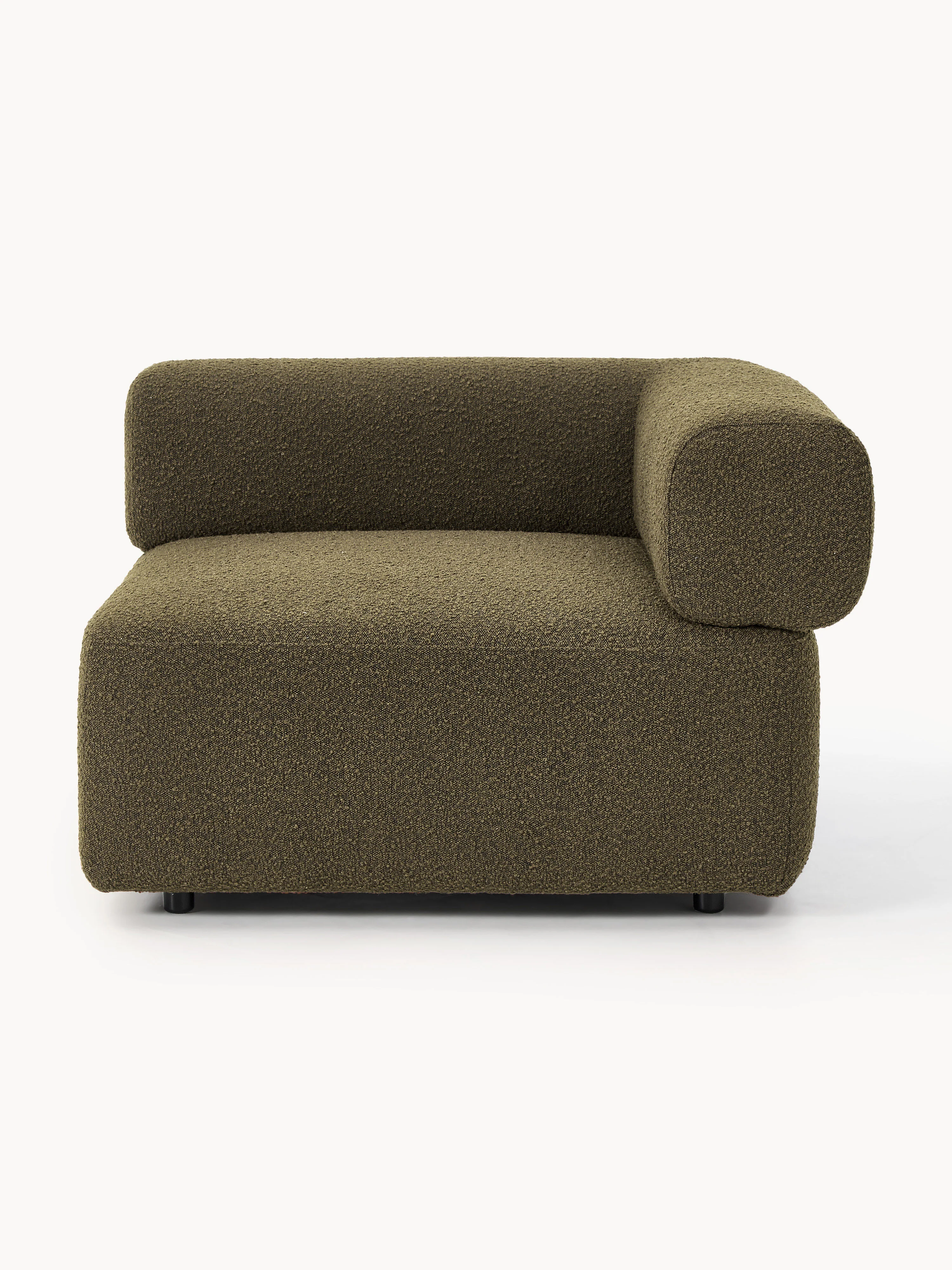 Bouclé hoekmodule Anton