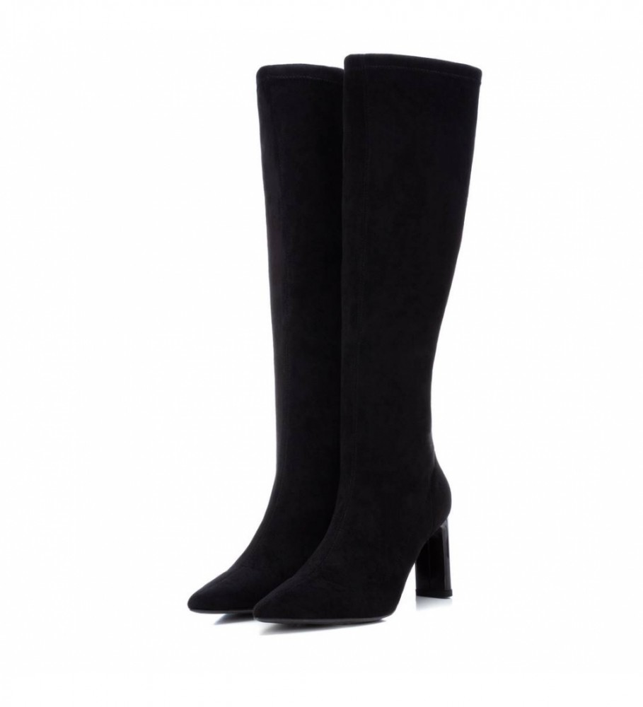 Botas Xti 140540 Pretas - Altura do salto: 8 cm -