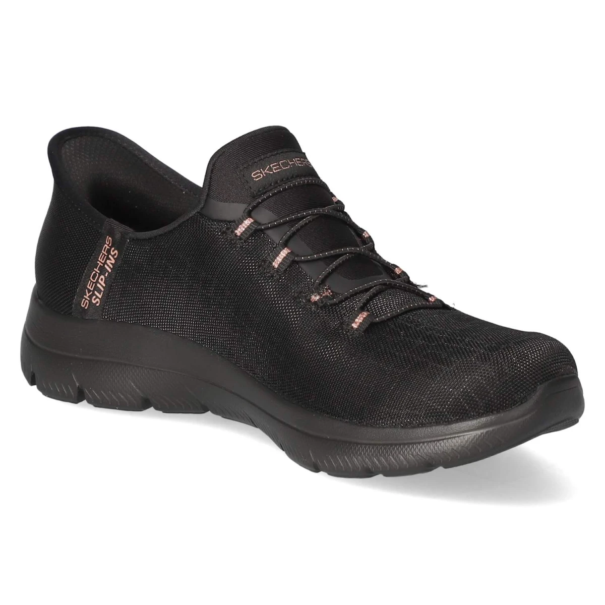 SkechersSlip Ins Sneaker GLASSY NIGHT - Black/Gold