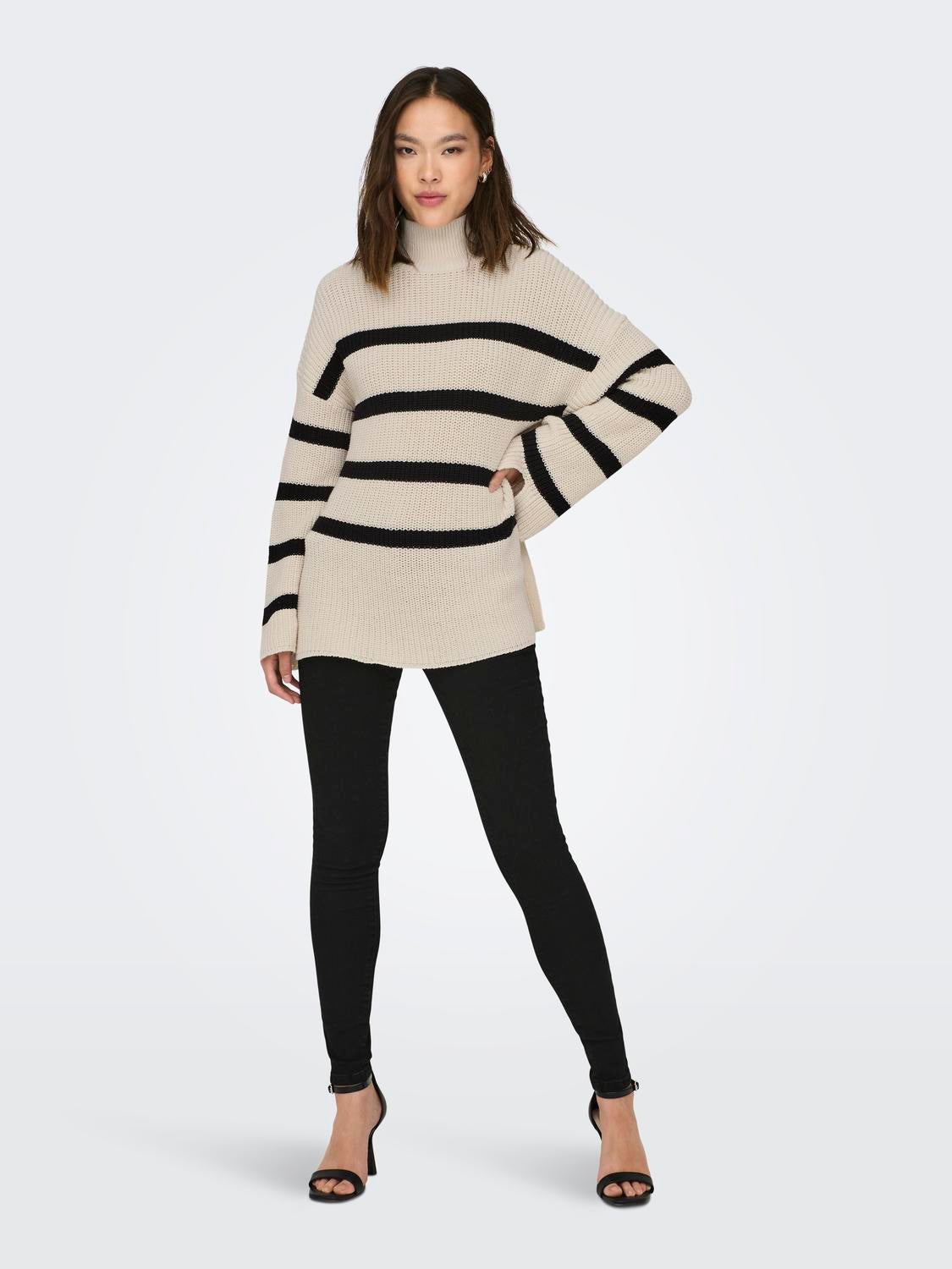 ONLBELLA Strickpullover Pumice Stone
