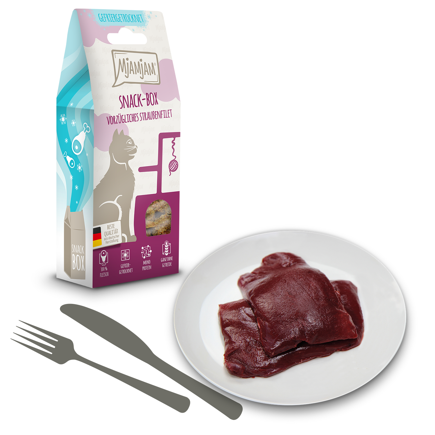 Snackbox - vorzügliches Straußenfilet