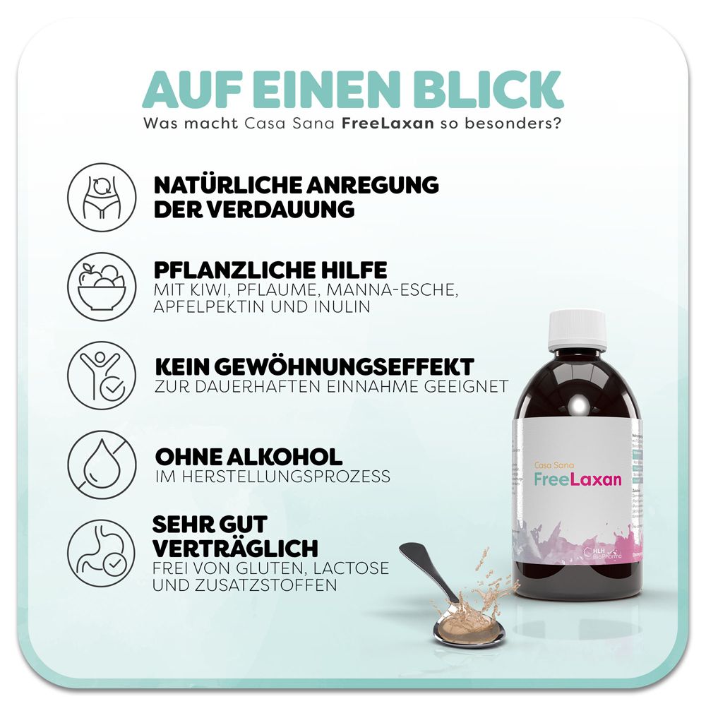 Casa Sana FreeLaxan - Pflanzliche Hilfe bei Verstopfung