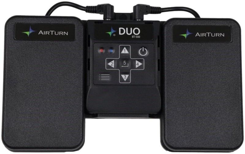 AirTurn - DUO 500 - Bluetooth Pedal Controller - Zwart - Geschikt voor Apps