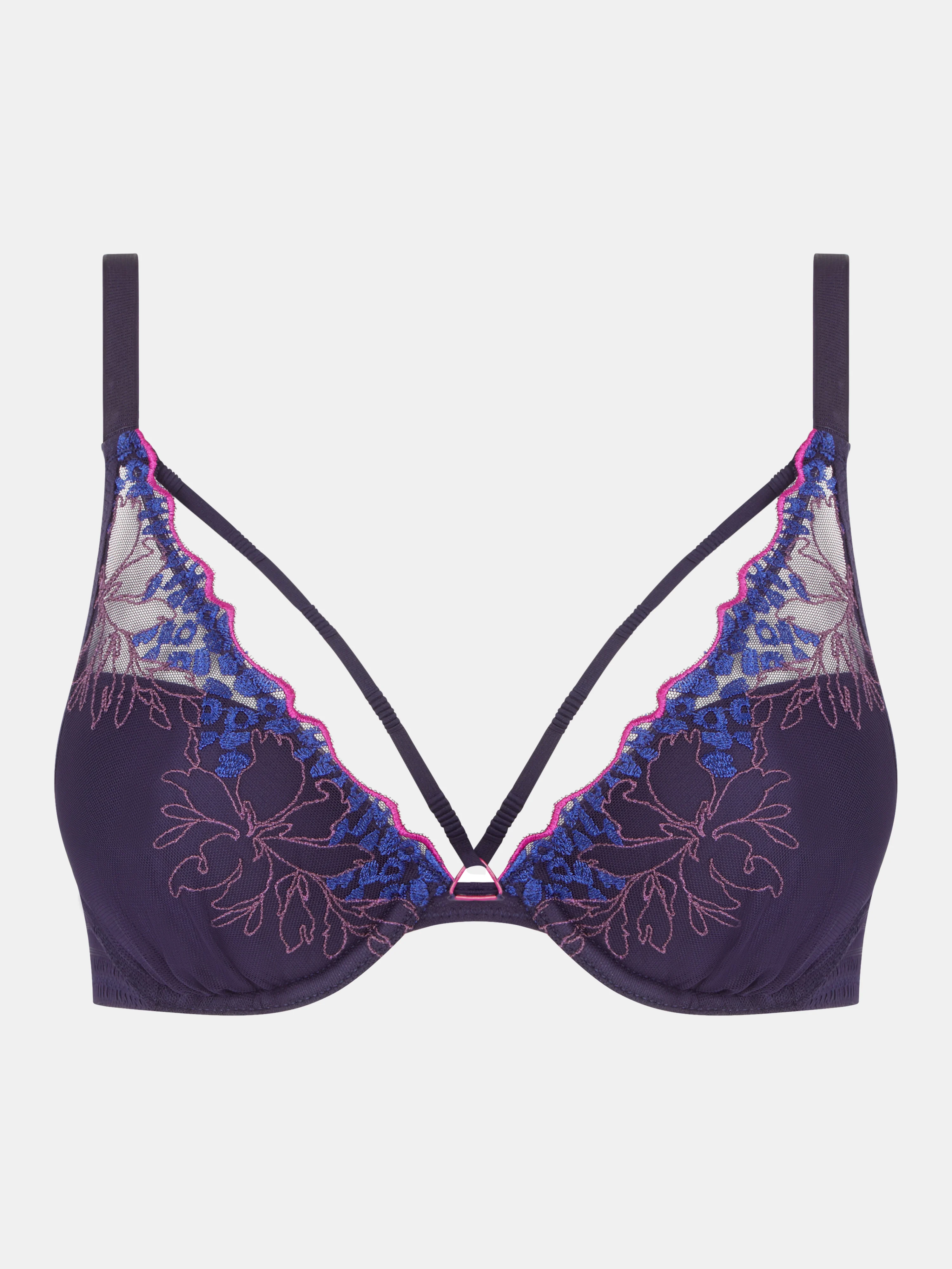 SPICE - Soutien-gorge coques push-up broderie | Multicolore