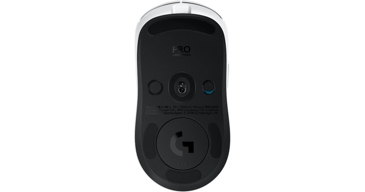 Logitech GPRO 2 LIGHTSPEED Wireless gaming muis  (Wit, 100 - 44,000 dpi, RGB)