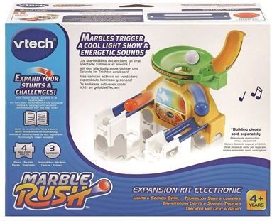 VTech - Marble Rush - Uitbreidingsset - Geluiden en Verlichting - 4 Stuks