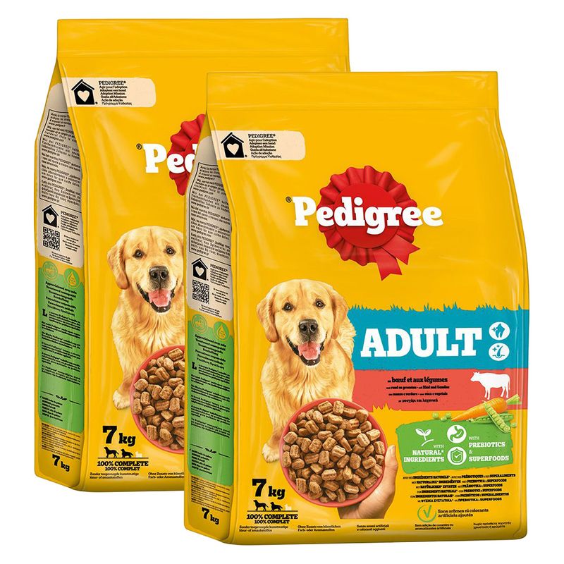 Pedigree Adult, bœuf & légumes