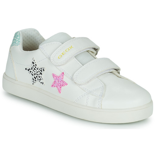Geox - J KATHE GIRL - Blanc / Rose