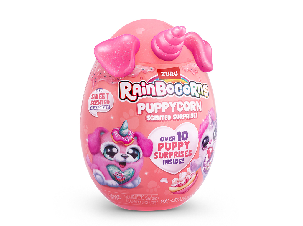 PELUCHE PUPPY CONCENTRA RAINBOCORNS S6 PEQUENO MODELOS SORTIDOS