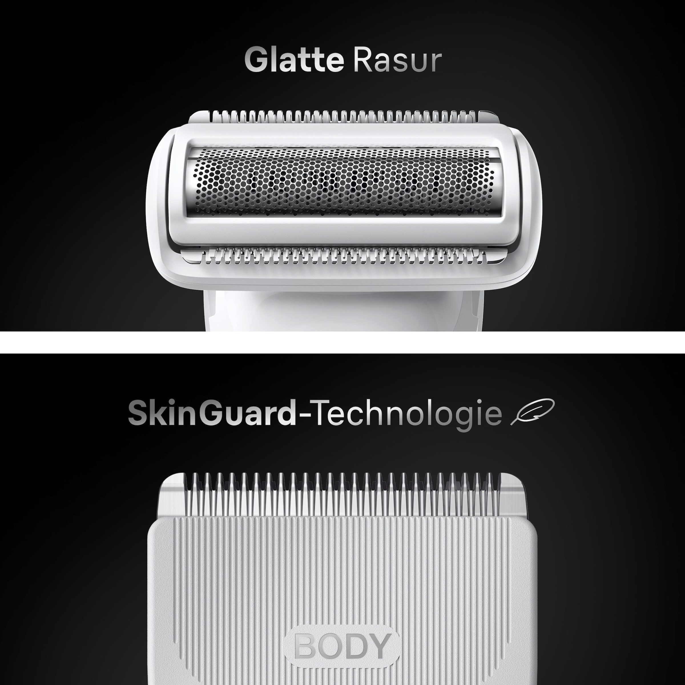 Braun Haarschneider »Body Groomer BG7550« mit Smartlight & SkinGuard, 100 Min Akku, wasserdicht