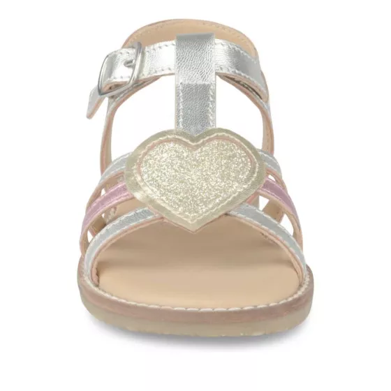 Sandales METALLISE NINI & GIRLS CUIR