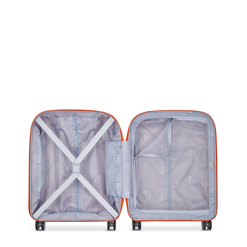 Valise cabine rigide slim Clavel 55 cm Tangerine orange