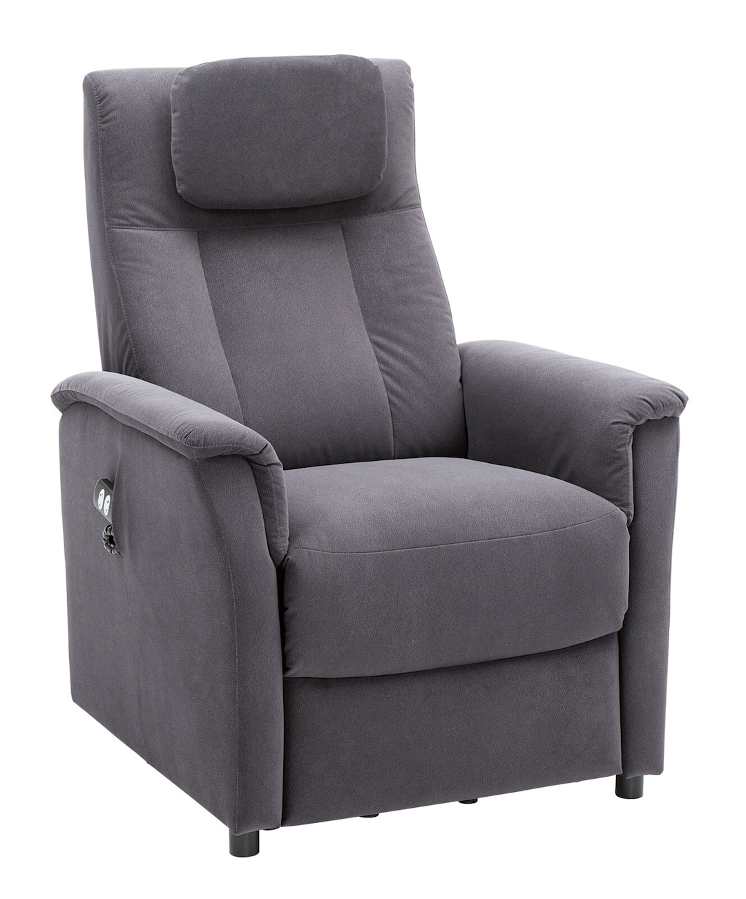 Fernsehsessel Silas Mikrofaser Bull Grey