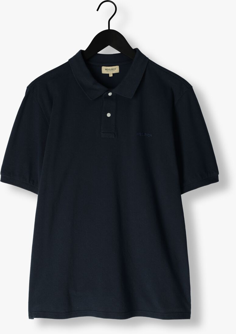 donkerblauwe woolrich polo classic american polo