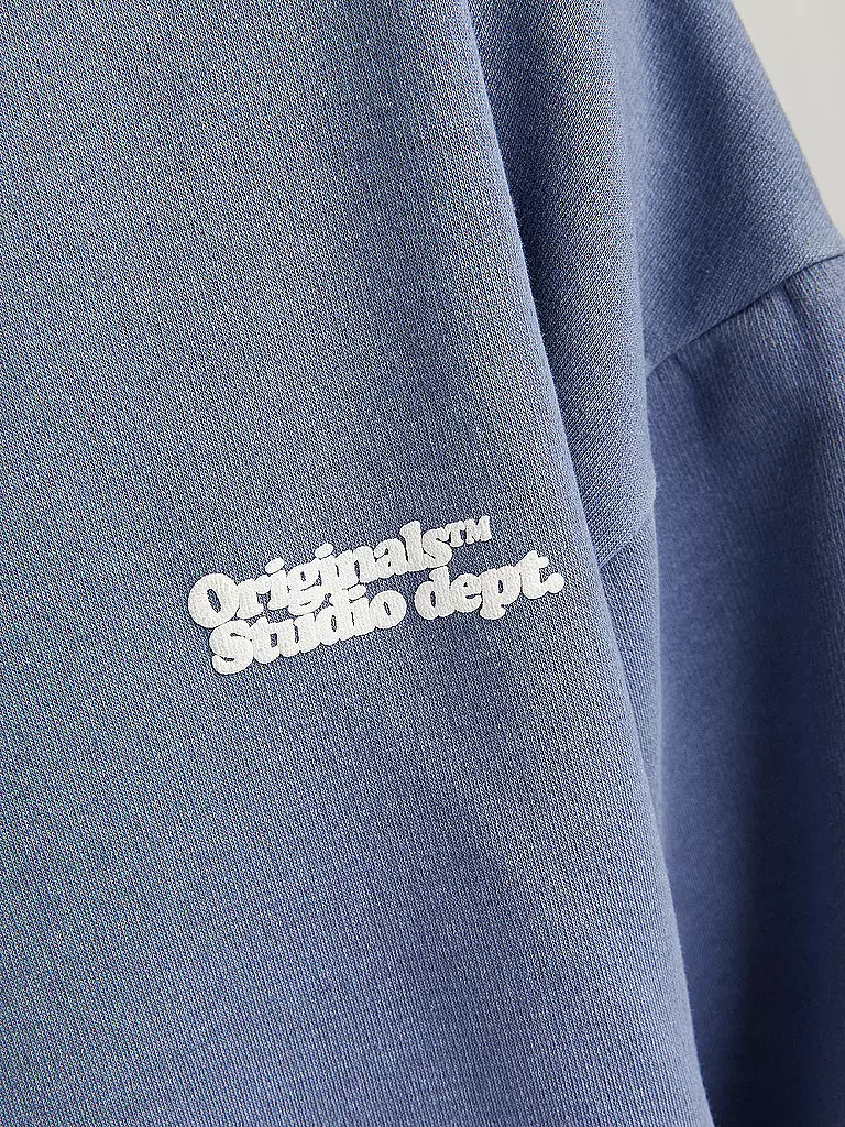 JACK & JONES Kapuzensweater - Hoodie JORVERMONT blau