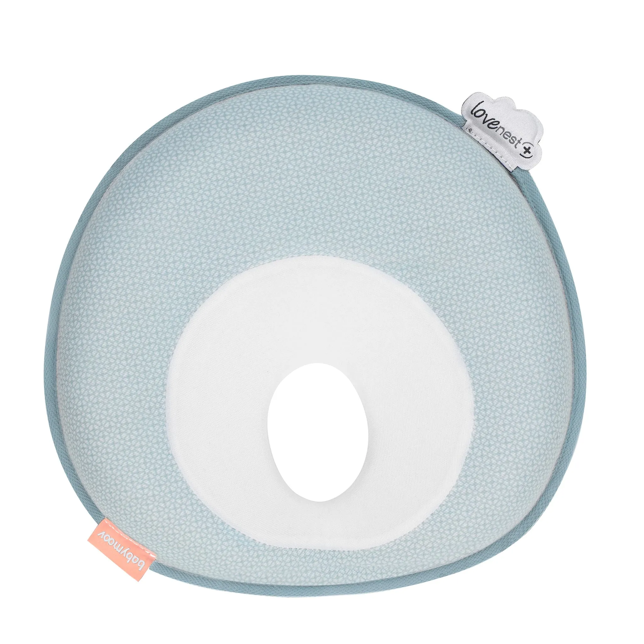 Babymoov Coussin Lovenest + Fraicheur - Bleu Mosaïque