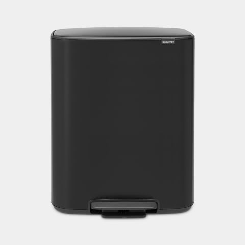 Bo Pedaalemmer，met 1 binnenemmer, 60L - Matt Black