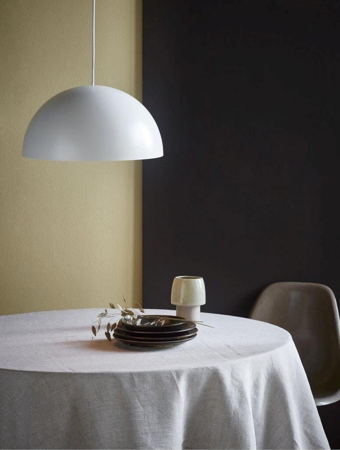 Pendelleuchte ELLEN 40, IP20, E27, Ø 40cm, Weiß