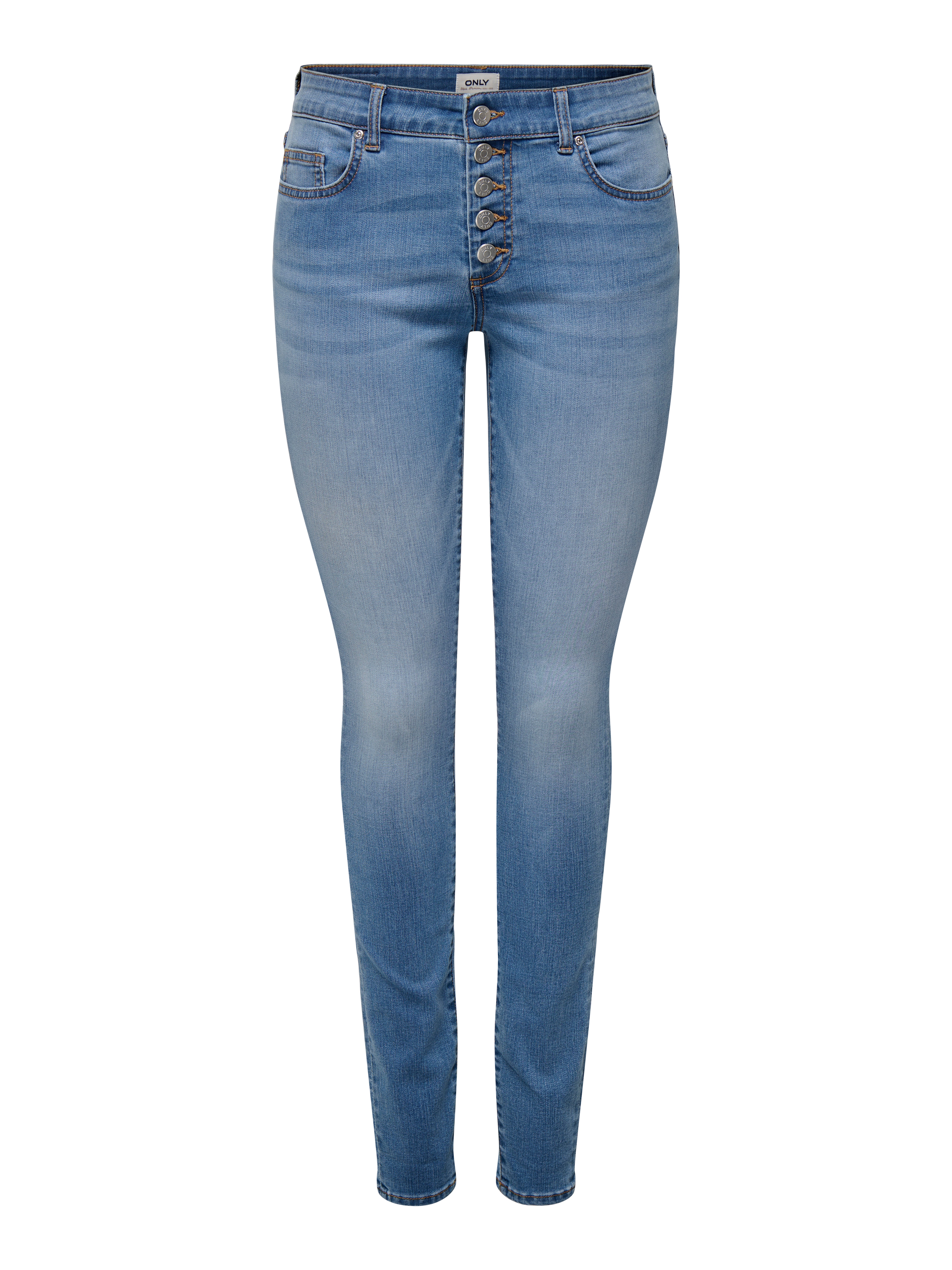 ONLHUSH Mittlere Taille Skinny Fit Jeans Light Blue Denim