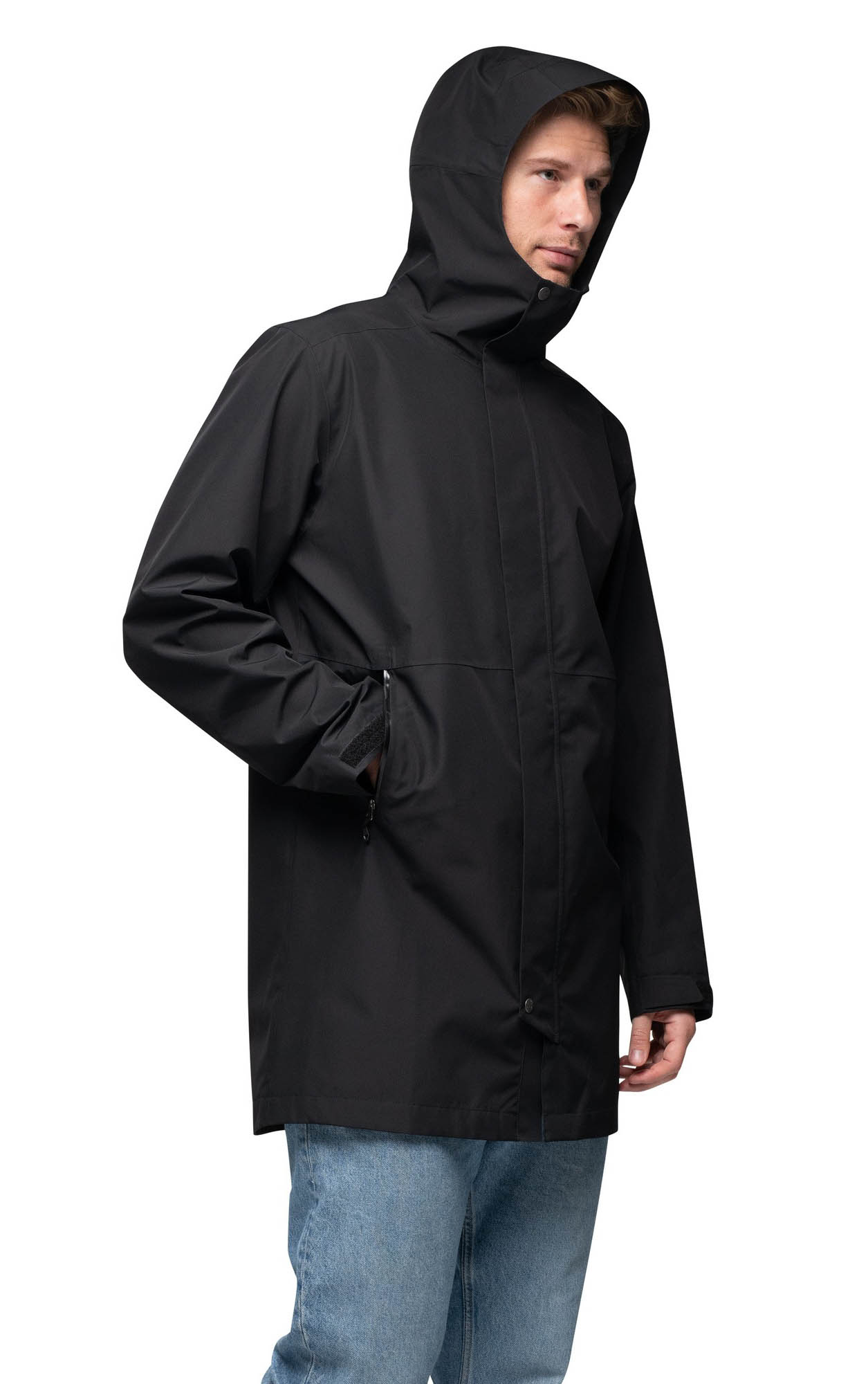 Urban 2L Shell Coat Herre Black