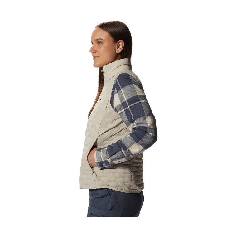 Mountain Hardwear Stretchdown Light Vest Women Wild Oyster
