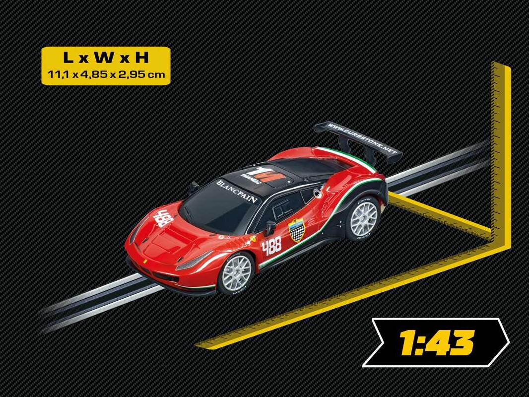 Carrera - Go - Ferrari 488 Gt3 Af Corse No. 488 Bil - 1:43 - 64136