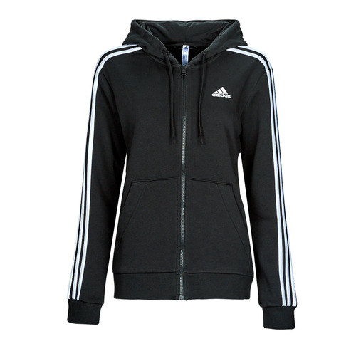 Adidas Sportswear - 3S FL FZ HD - Noir / Blanc