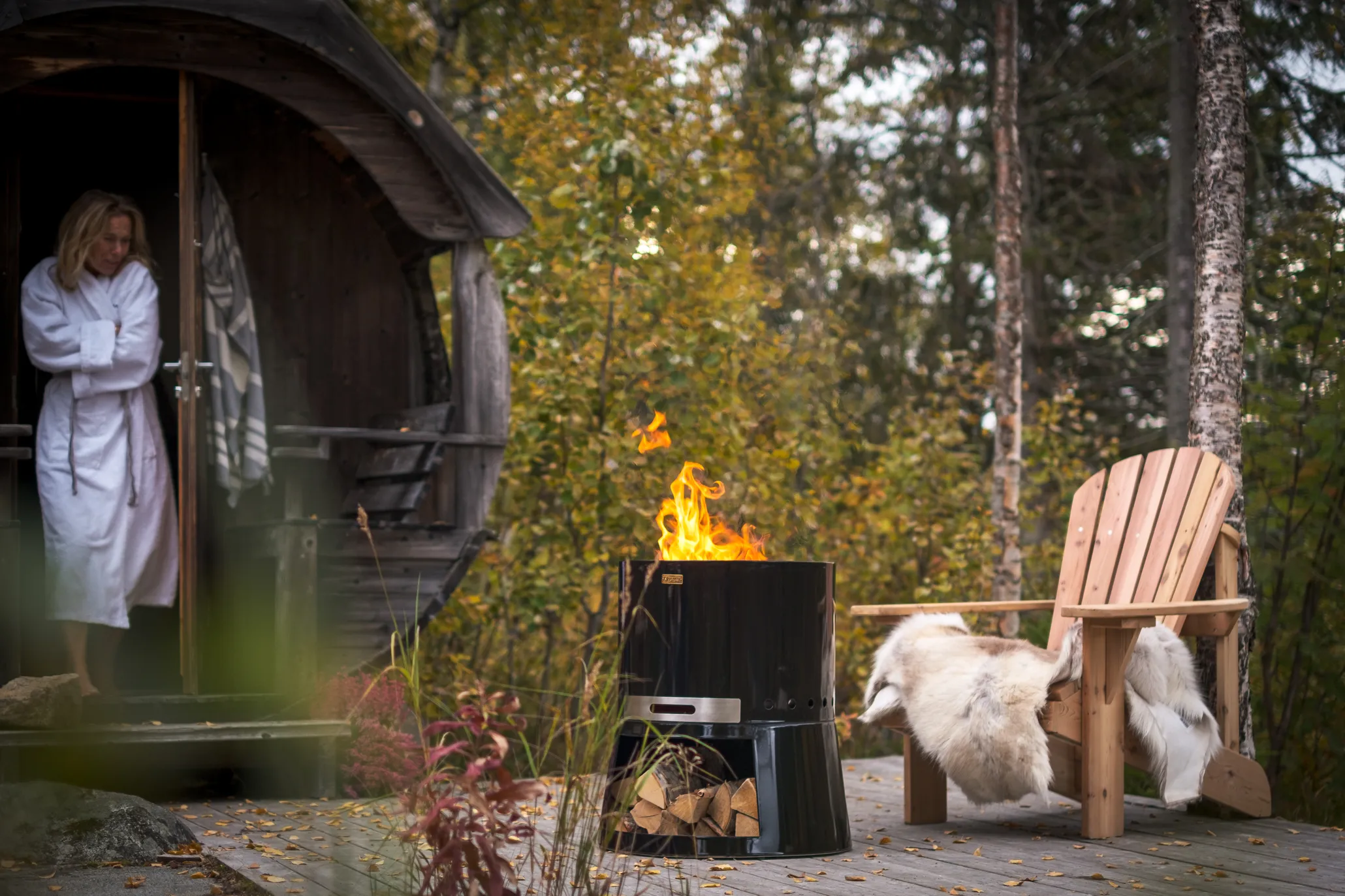 Espegard Bålbrennar Pilar Premium 50 Sort