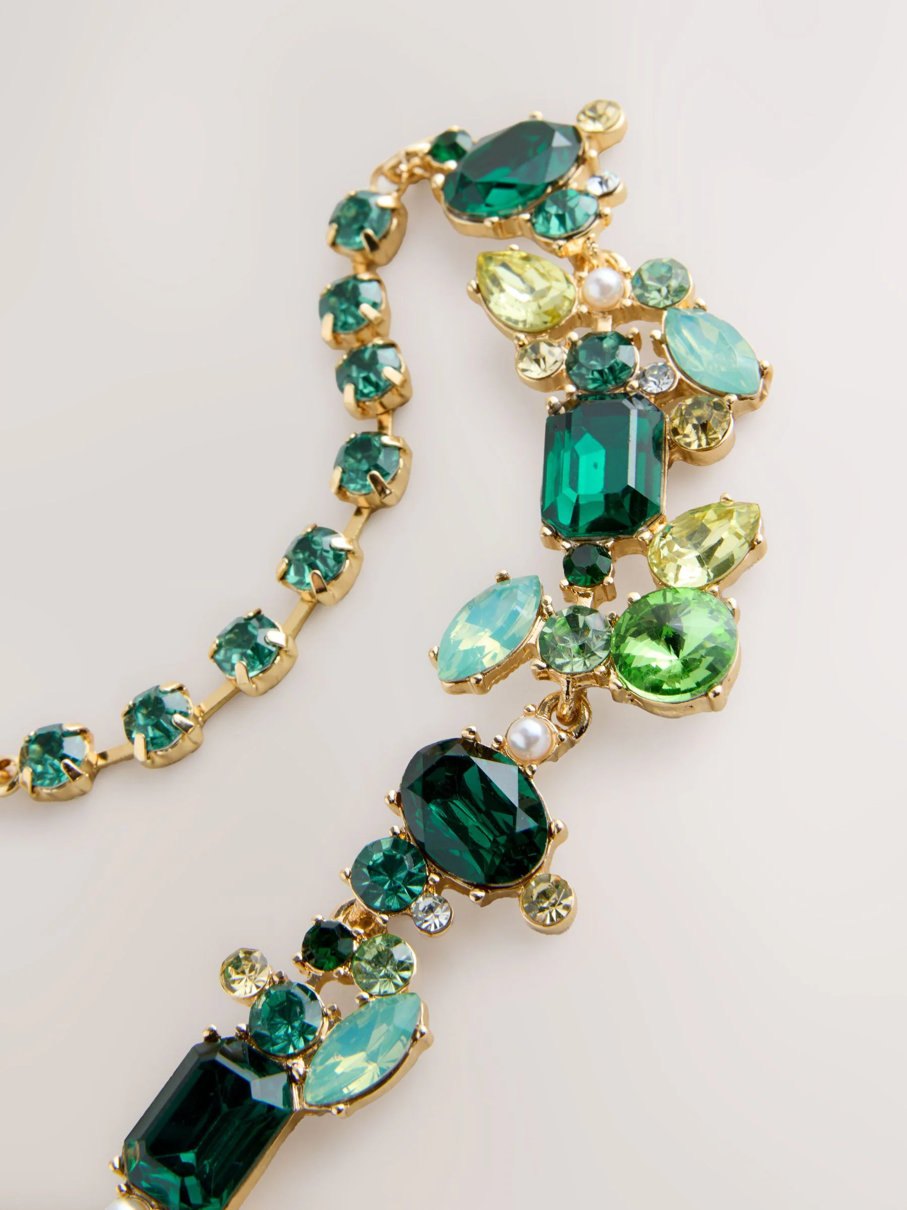 Groen - Statement Jewel Necklace