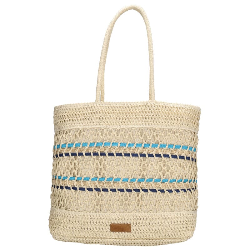 PE Florence Natural Live Shopper Licht Natuur Turquoise