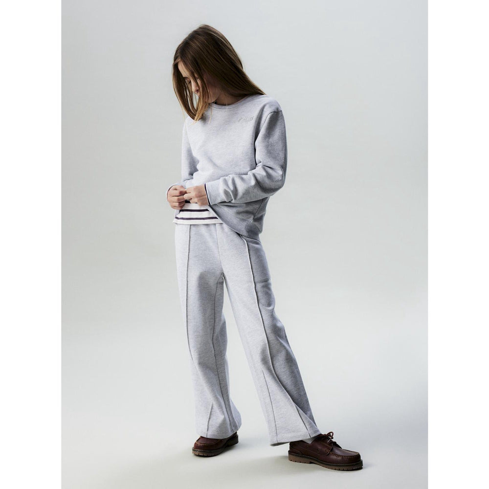 Køb Name It Light Grey Melange Nkftilde Sweat Wide Bukser Unb Pb