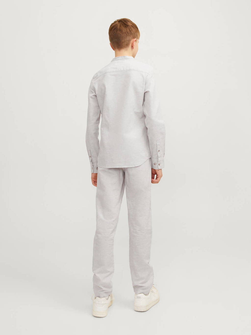 JACK & JONES broek JPSTKANE JJSUMMER lichtgrijs