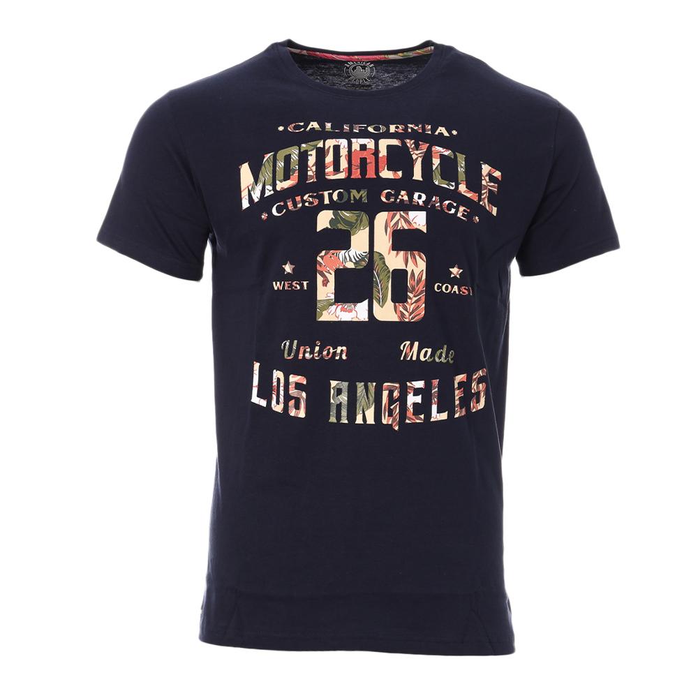 American People T-Shirt Marine Homme American People Tess