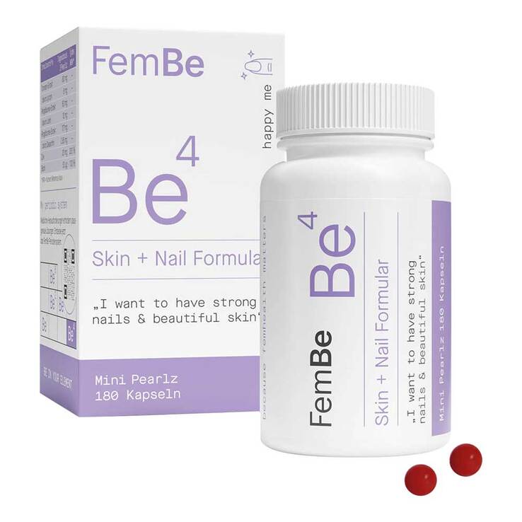 Fembe Be4 Skin + Nail Formular Weichkapseln, 180 St