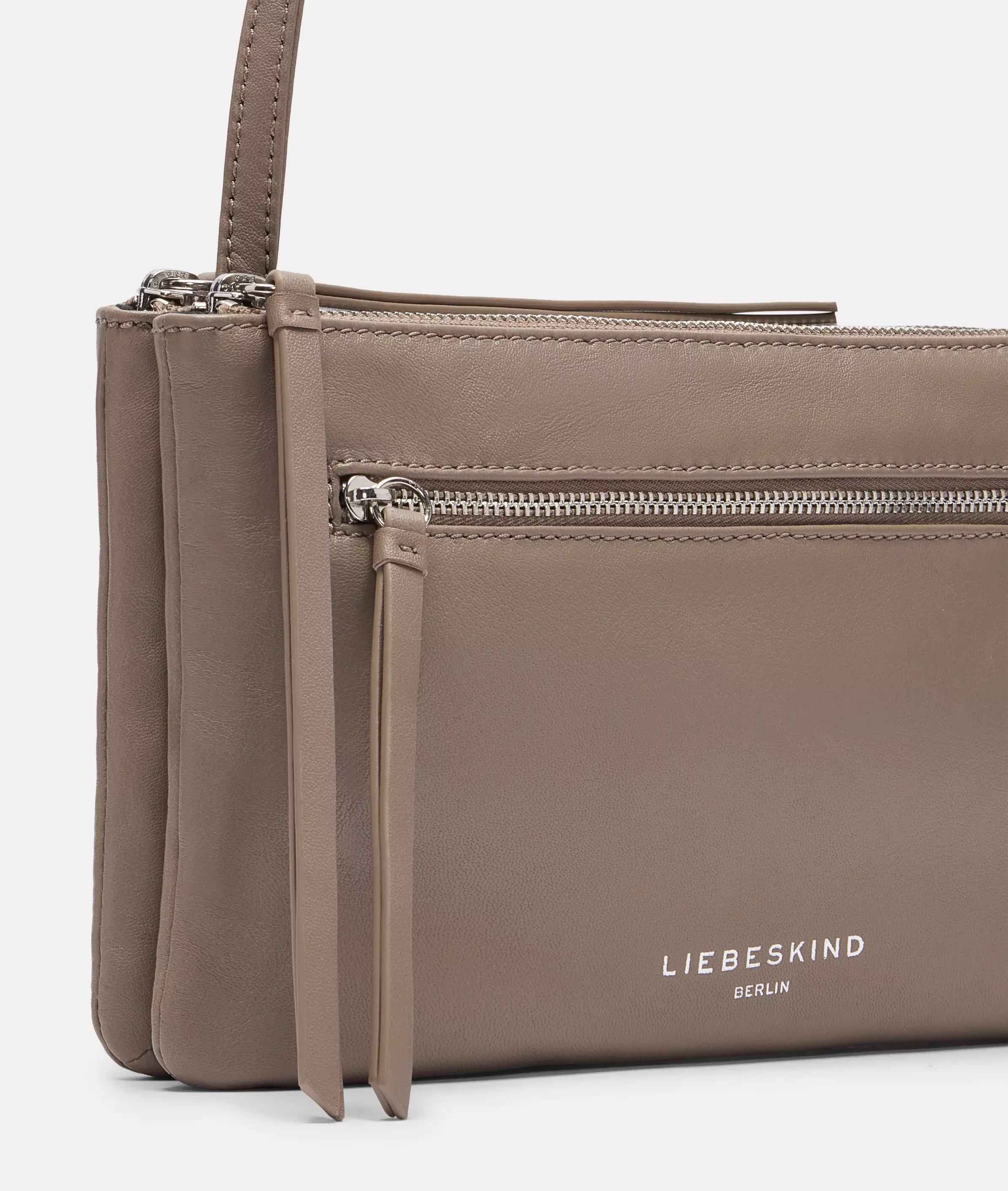 Crossbody Handy shoulder bag made from soft sheepskin