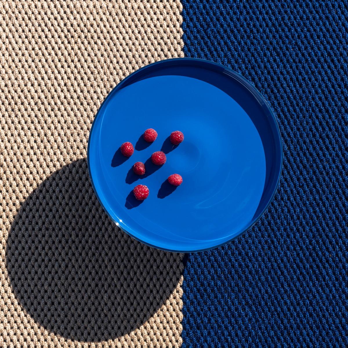 Tapis extérieur bleu 200x280 cm