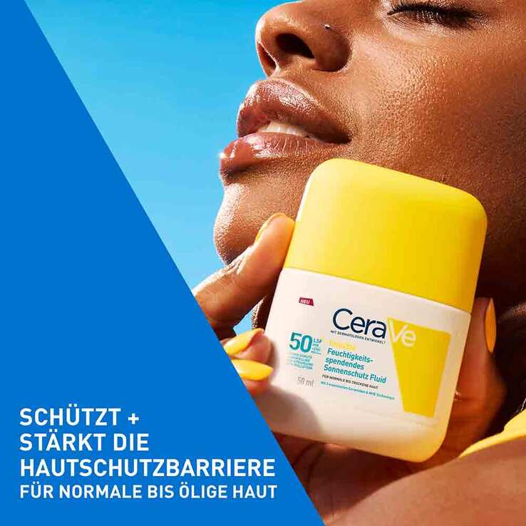 Cerave Sonnenschutz Fluid Invisi.feuchtigk.SPF 50, 50 ml