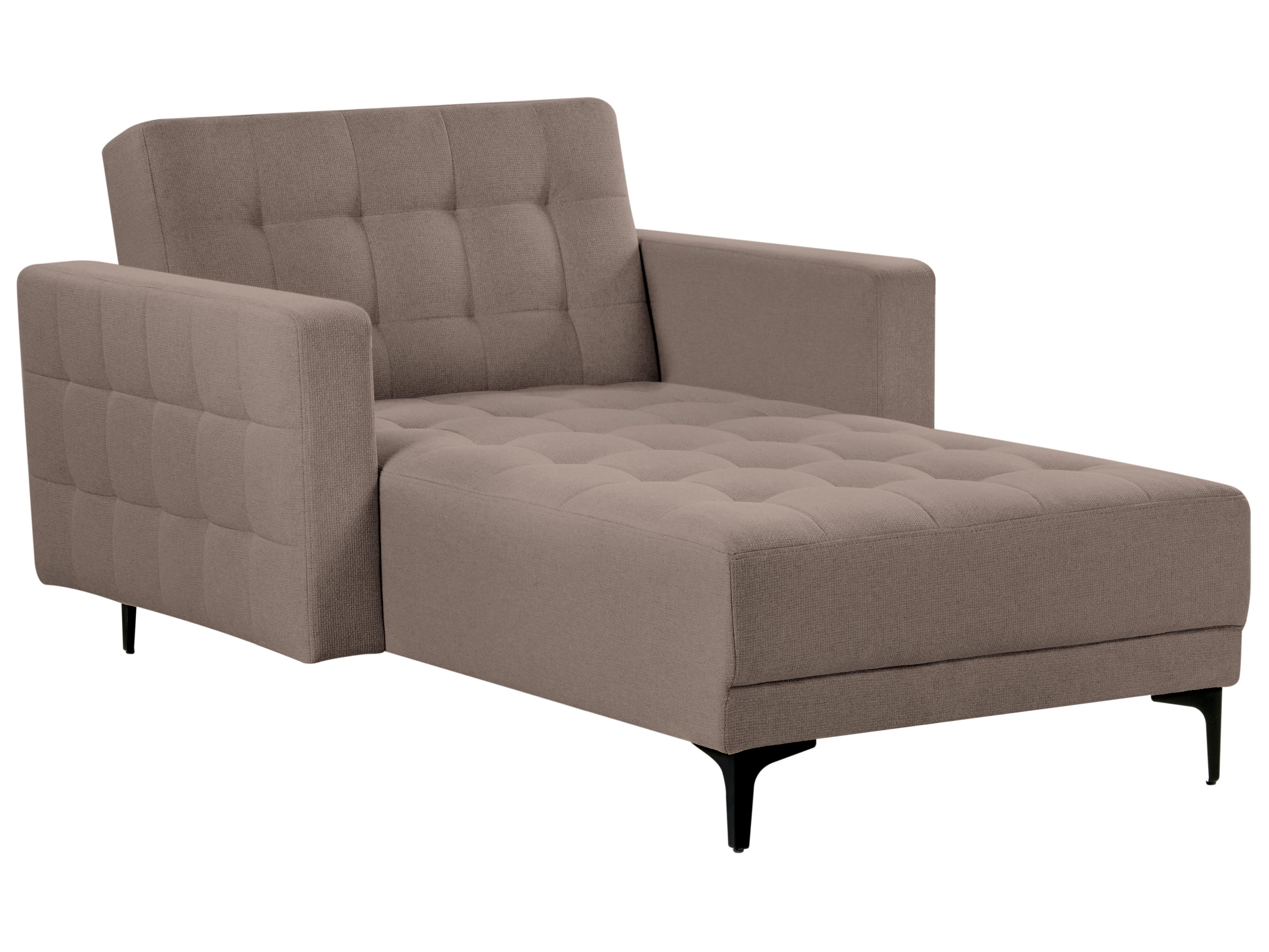 Chaise longue ABERDEEN Stof Taupe