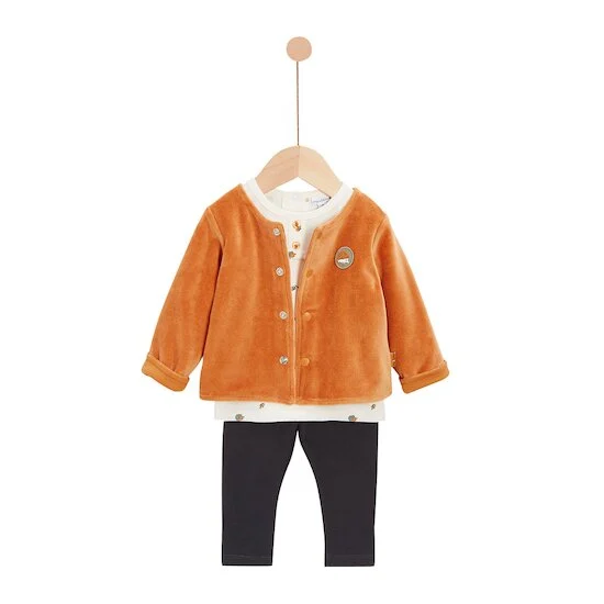 Cœur de pain d'épice Ensemble veste + t-shirt + pantalon   Secret Forest        de               P'tit bisou