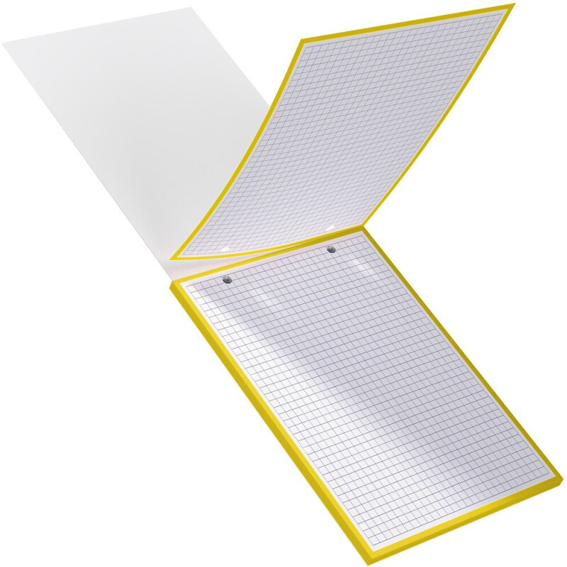 Fiche bristol 148 x 210 mm quadrillée 5 x 5 blanche perforée Oxford 2.0 - Bloc de 30